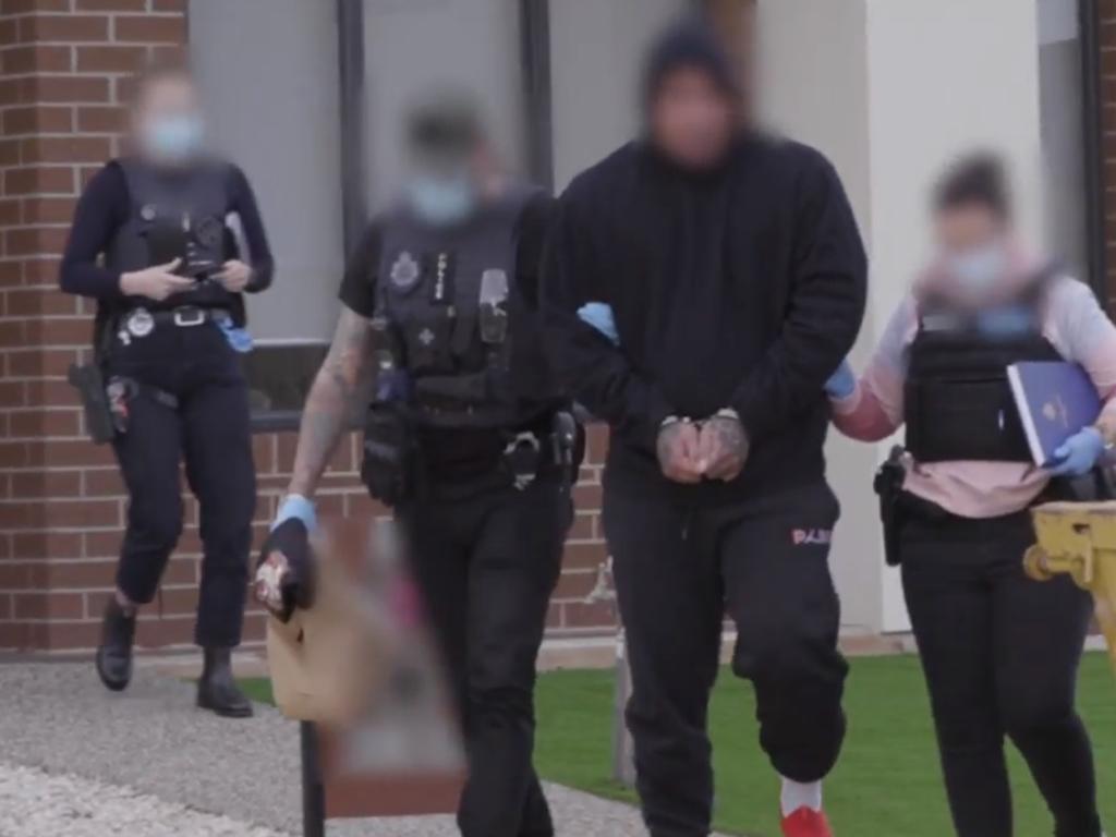 Operation Ironside-Thornhill Park. Image: Victoria Police via NCA NewsWire