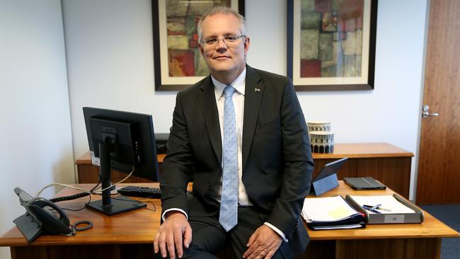 As Treasurer Scott Morrison prepares to hand down his Budget, no longer is the talk of crisis and calamity, as it was under Tony Abbott, but rather of “good debt and bad debt”. Picture: Kym Smith