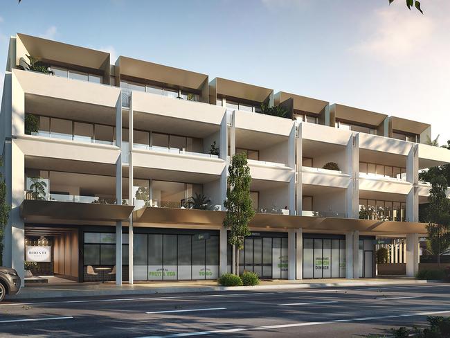An artist's impression of the shopfront of the proposed Bronte Woolworths. Picture: Supplied.