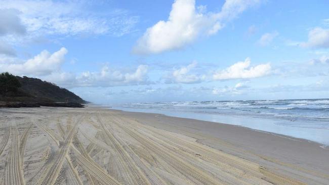 Fraser Island Eastern Beach. Picture: Alistair Brightman