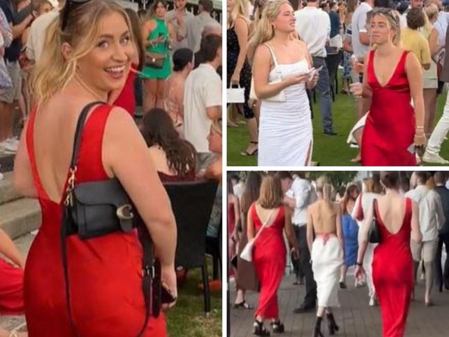 Red dress trend reveals wild reality