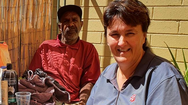 Salvation Army oficer Rhonda Clutterbuck at The Waterhole in Alice Springs.