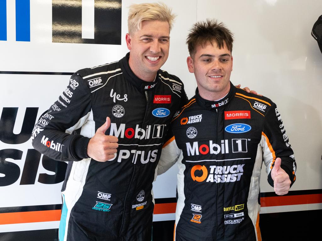 Chaz Mostert just pipped his teammate Ryan Wood for pole in race one at the Perth Super 440. Picture: Daniel Kalisz/Getty Images