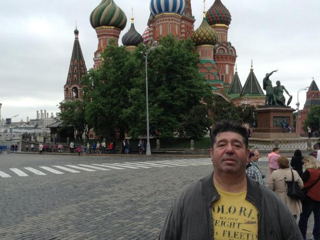 Trump associate Rob Goldstone pictured during a visit to Russia. Picture: Facebook