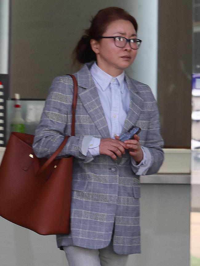 Choonhwa Lee outside the Brisbane Supreme Court on Thursday. Picture: Tertius Pickard