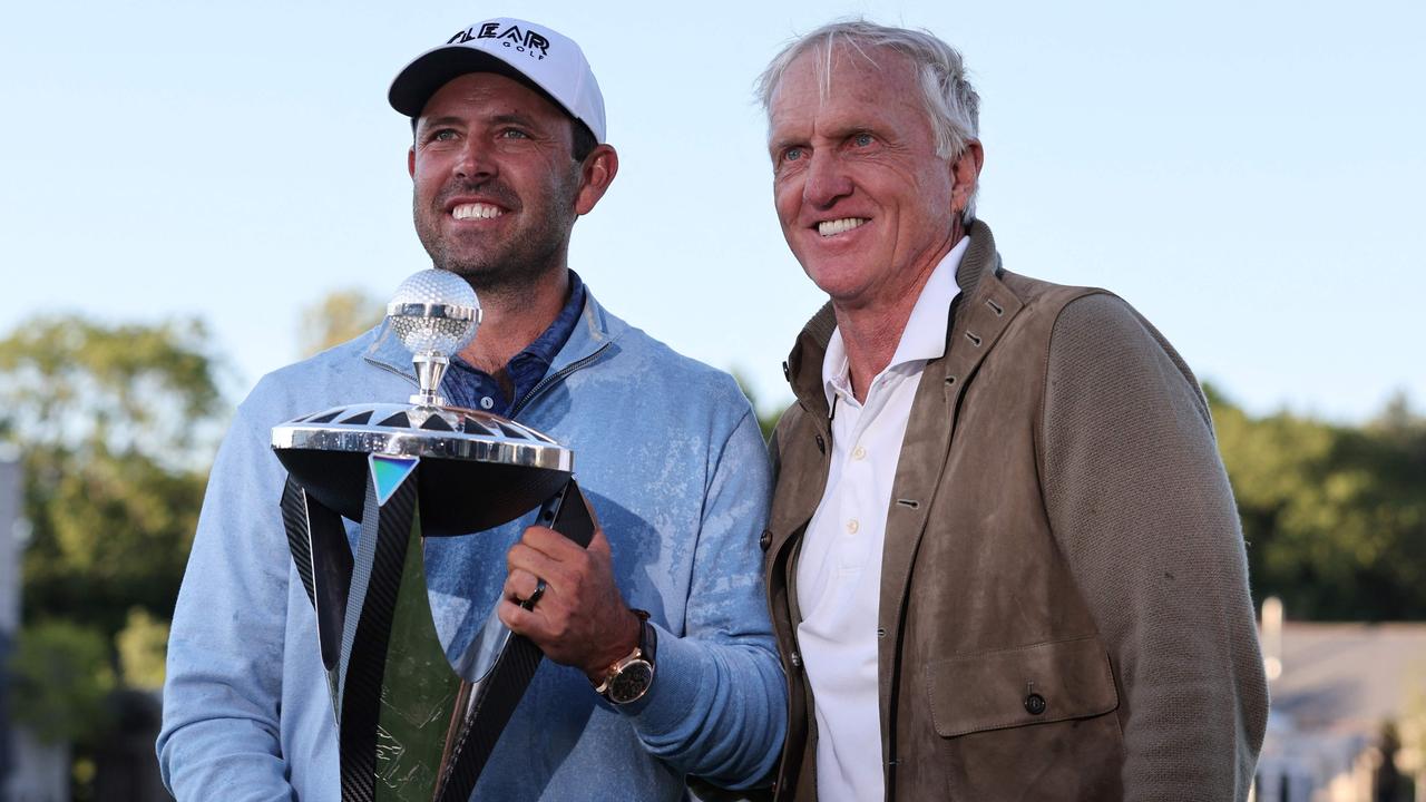 Greg Norman’s rebels, like South African Charl Schwartzel, will be able to play at St Andrews. Picture: AFP