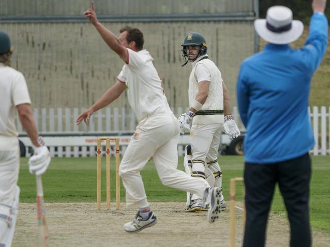 Premier: Northcote’s Mark Phelan is sent on his way. Picture: Valeriu Campan