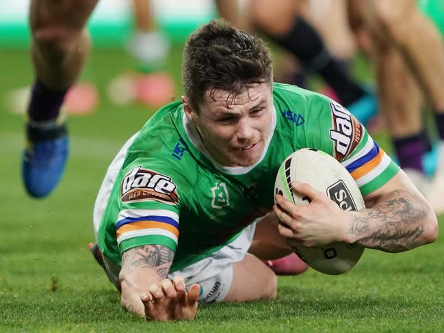 Canberr fans will have to wait until at least Round 4 to see John Bateman back in action. Picture: AAP Image/Michael Dodge