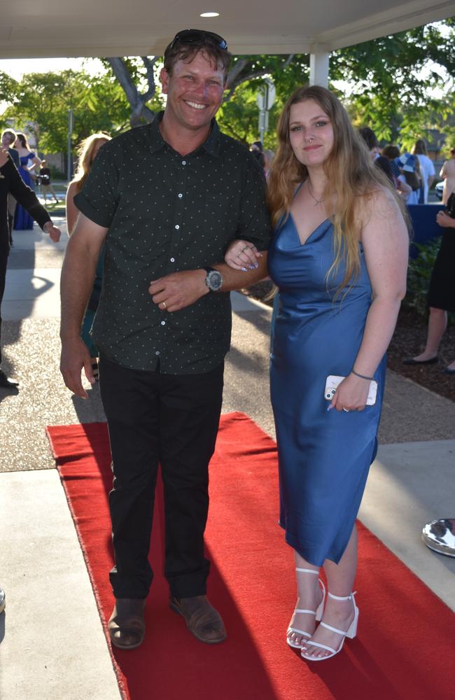 Aaron and Ella Minne at the Mountain Creek State High School formal on November 18, 2022. Picture: Sam Turner