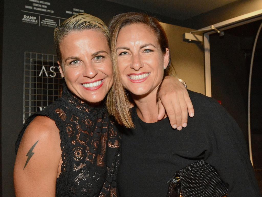 Hayley and April Bateup at opening of Asylum Nightclub, Surfers Paradise. Picture: Regina King