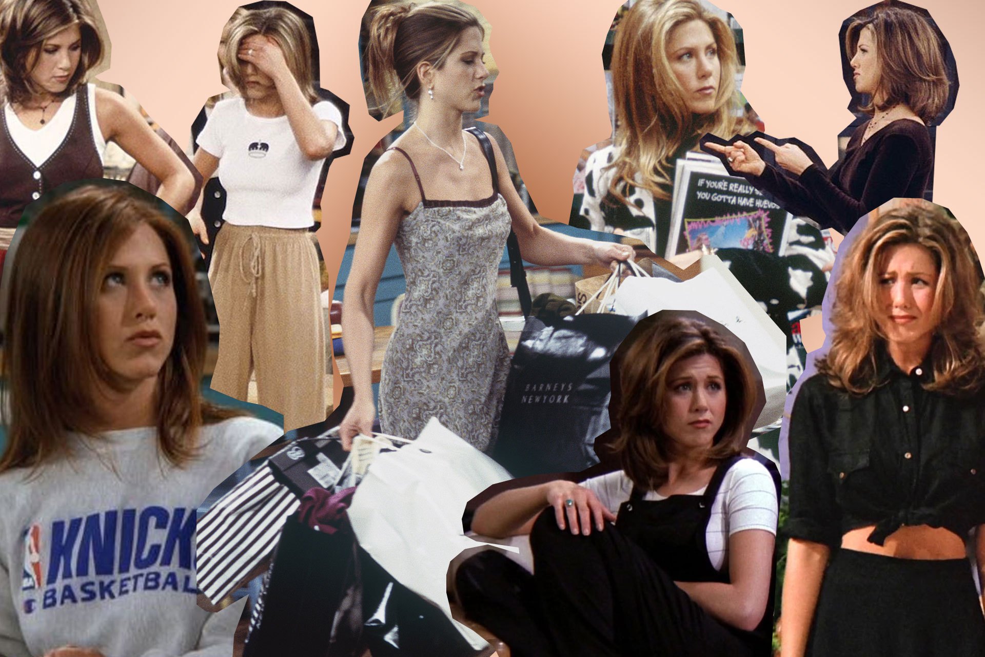 Every look that proves Rachel Green's '90s Friends style is worth