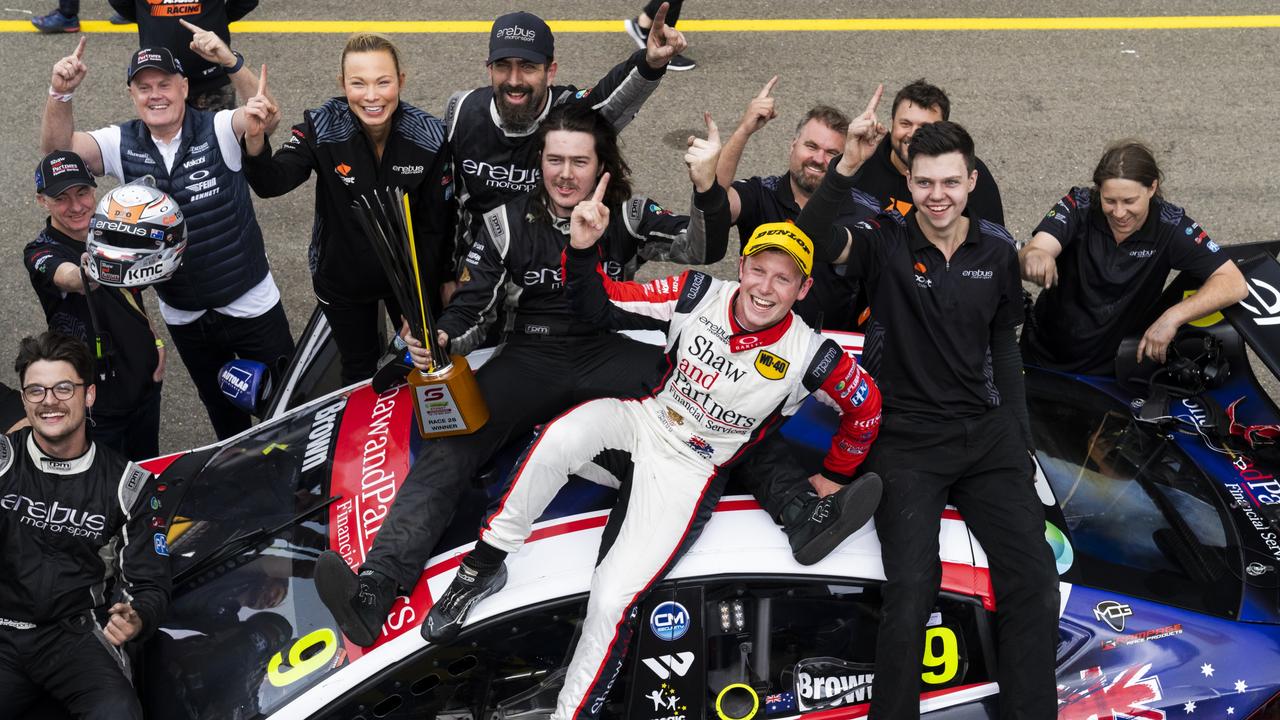 Toowoomba V8 Supercar driver Will Brown celebrates first win | The ...