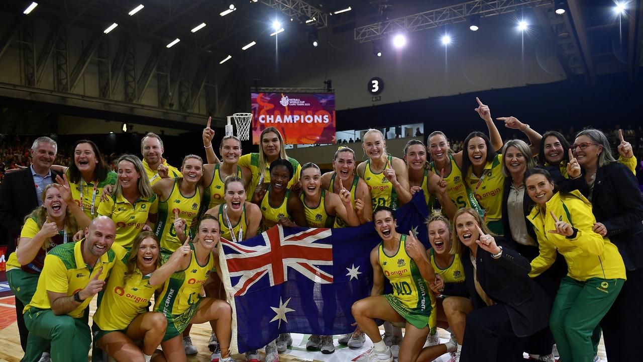 Australia won the 2023 World Cup and Sydney will host the 2027 World Cup. Picture: Ashley Vlotman/Gallo Images/Netball World Cup 2023