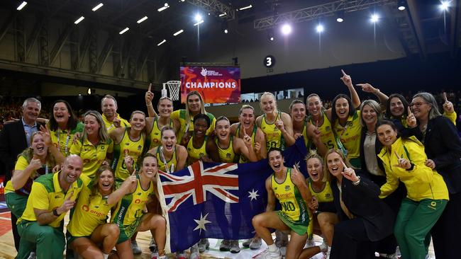 Australia won the 2023 World Cup and Sydney will host the 2027 World Cup. Picture: Ashley Vlotman/Gallo Images/Netball World Cup 2023