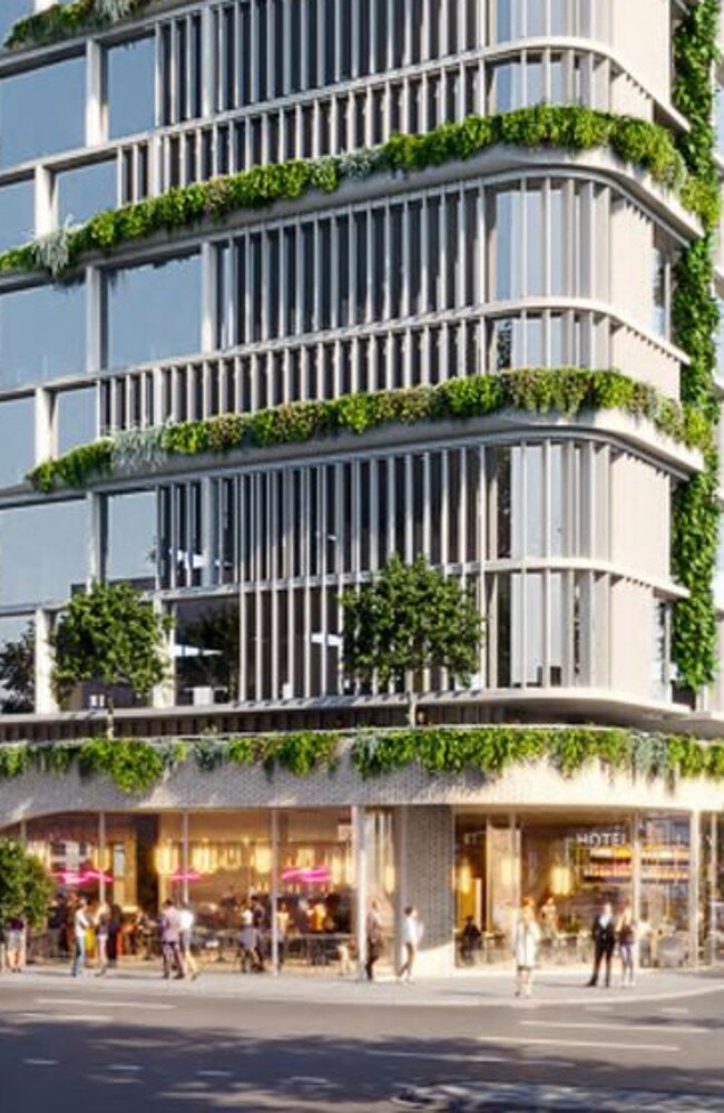 Development plans for a stunning, luxury hotel and entertainment venue have been revealed for a premier site in Fortitude Valley. Picture: Property Projects Australia/PD Online