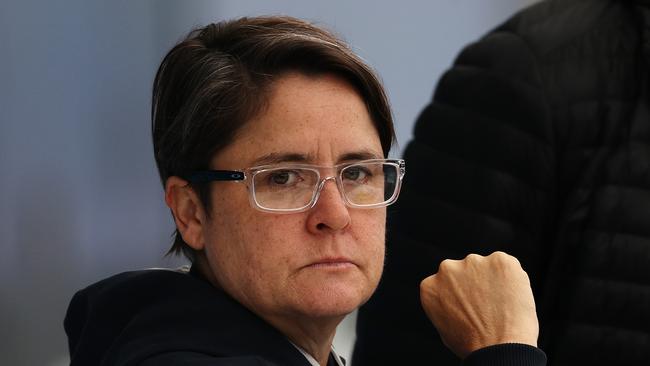 Swimming Australia CEO Eugenie Buckley is under pressure due to her management style. Picture: Michael Klein