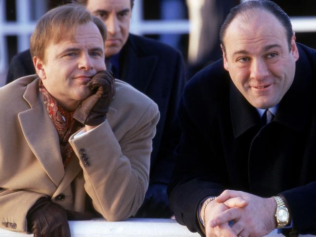 2002: Actors Joe Pantoliano (L) & James Gandofini in TV show