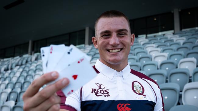 Rugby’s young ace in the pack. Queensland Reds rising star Kingsley Uys