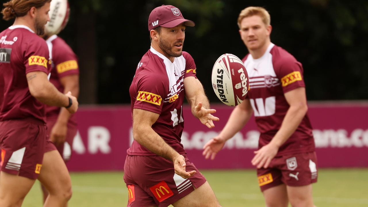 Ben Hunt, Qld Origin training, Red Hill. Picture: Liam Kidston