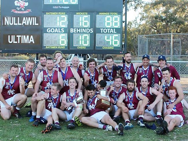 Golden Rivers League 2018 premiers Nullawil.