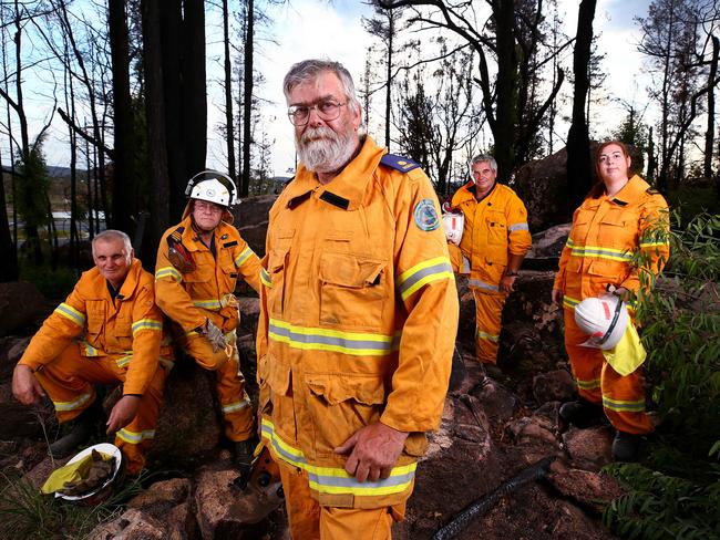 Mr Normal wanted to recognise the bravery of Australian and international firefighters. Picture: Adam Head