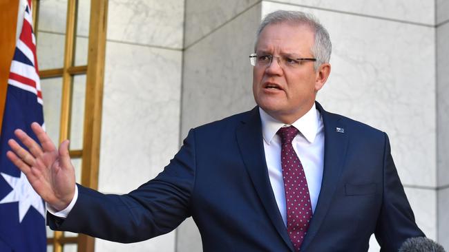 Scott Morrison has the highest prolonged polling numbers for a prime minister since the early days of Kevin Rudd’s first term in government. Picture: AAP