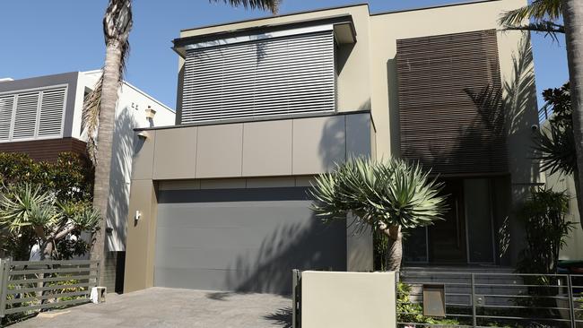 The couple’s home in Dover Heights, where Melissa was last seen. Picture John Grainger