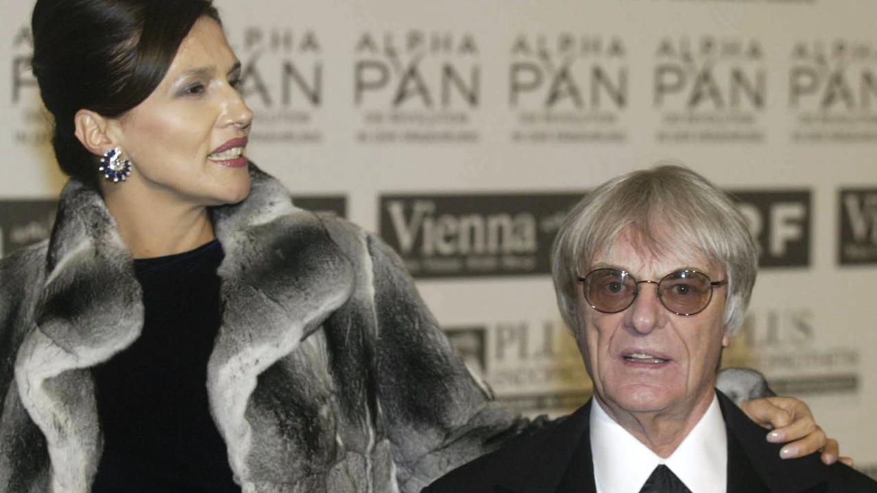 One of the costliest divorces in the world: Formula One motor racing chief executive Bernie Ecclestone with wife Slavica.