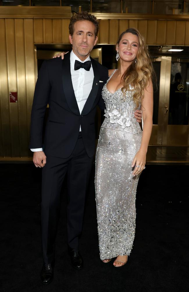 Ryan Reynolds and Blake Lively attended the Saturday Night Live 50th anniversary bash. Picture: Getty