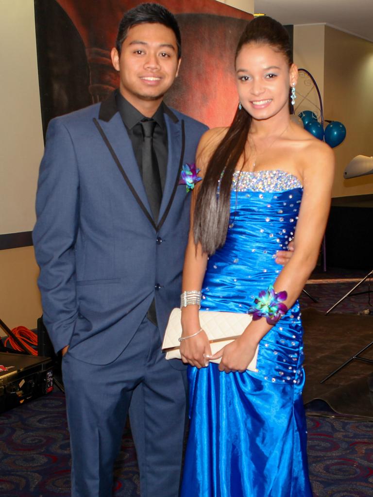 Jake Sunada and Debora Crockford at the 2013 Centralian Senior College formal at the DoubleTree by Hilton. Picture: NT NEWS<br/>