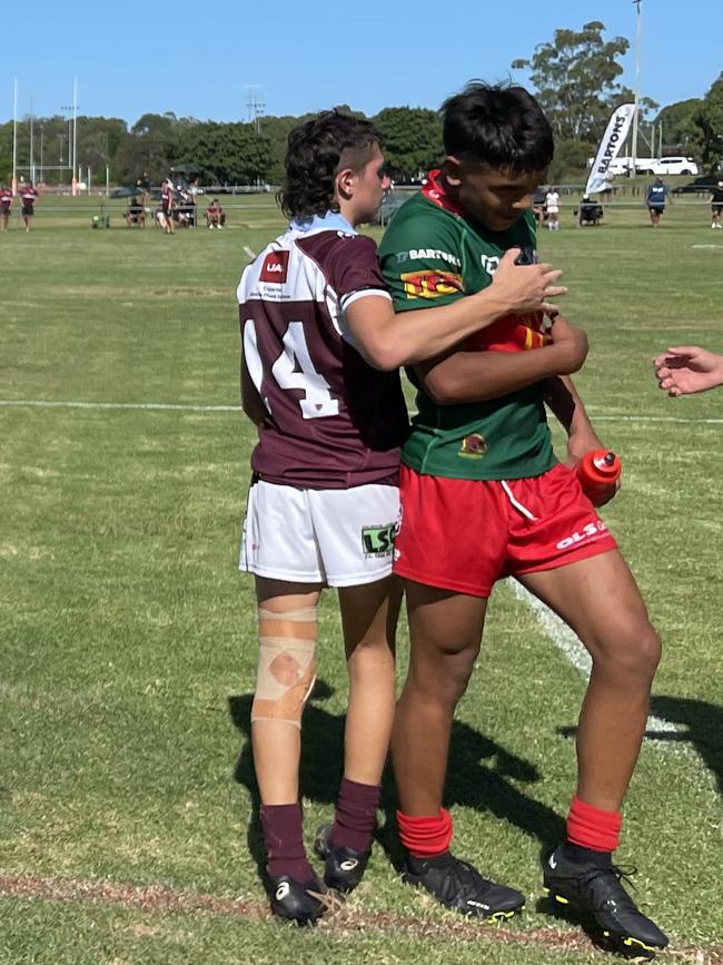 Wynnum-Manly Seagulls enjoy the Connell Challenge win.