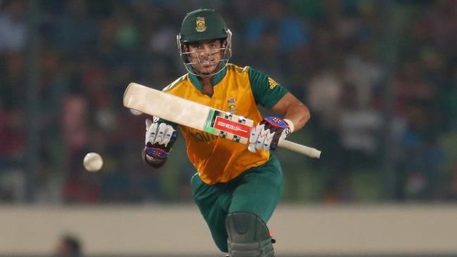 JP Duminy belt 37 runs off one over in domestic one day cricket in South Africa on Wednesday.