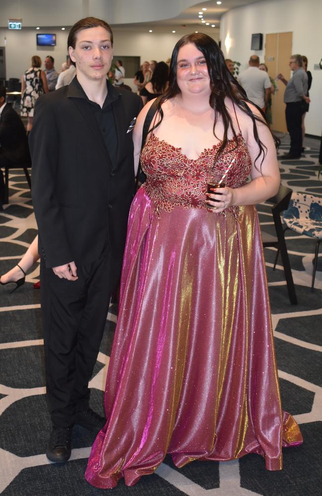 Jemma Bielby and Samuel Mclean at the 2022 Nambour State College formal. Picture: Eddie Franklin