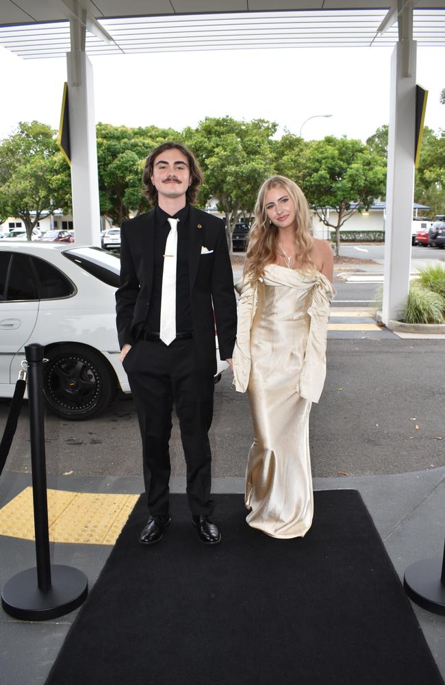 Maher Falkingham and Sarah Slack at the Burnside State High School formal 2024.