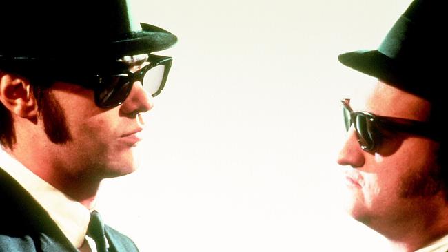 Aykroyd and John Belushi co-starred in The Blues Brothers in 1980.