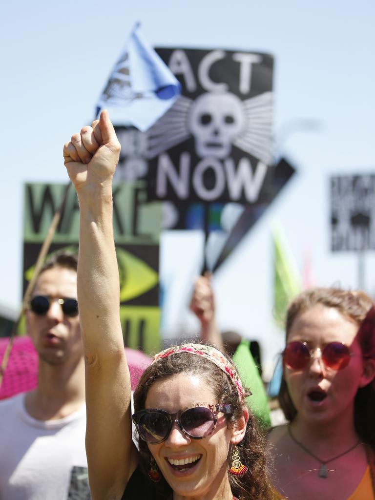 Extinction Rebellion ‘spring rebellion’ protests in Brisbane. Picture: Regi Varghese/AAP