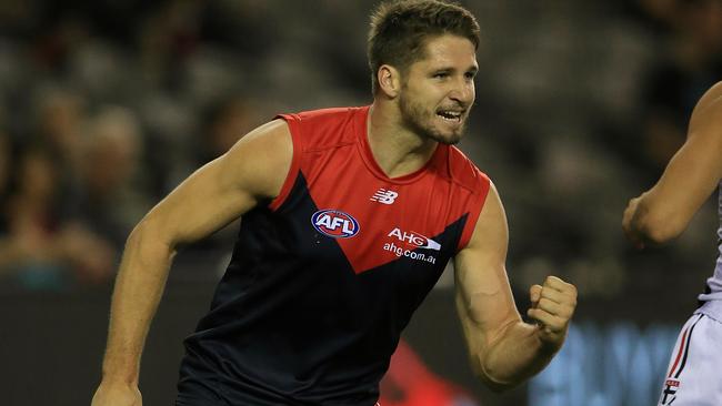 AFL: Round 6 Melbourne v St Kilda Jesse Hogan Picture:Wayne Ludbey