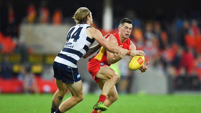 Gold Coast was overwhelmed by Geelong.