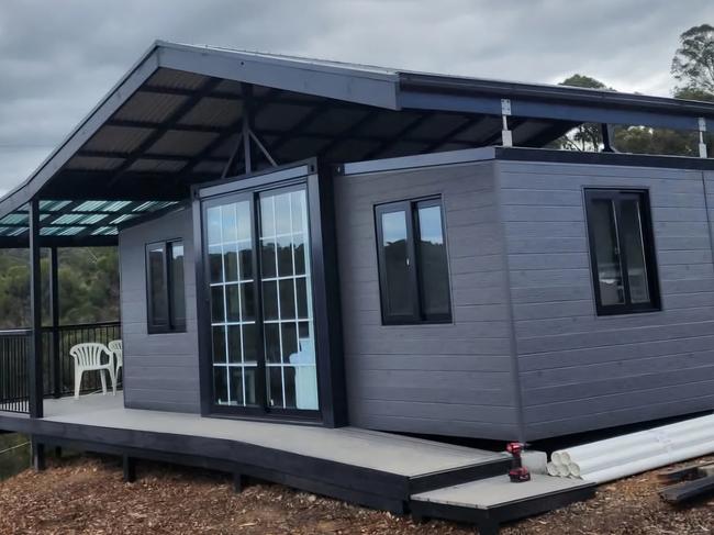 Each cabin will be equipped with a kitchenette, powered and have “enough space to live in”. Photo: Samantha Norman.