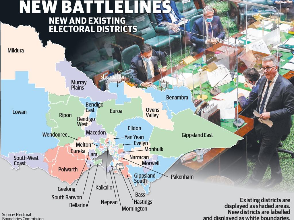 Victorian electoral redistribution: Regional seat boundaries redrawn ...