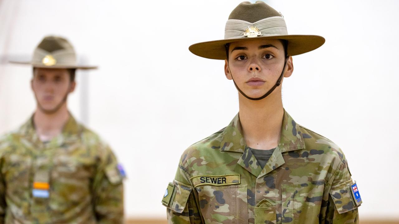 Australian Army Recruit Amy Sewer is part of the Army’s Indigenous Development Program. Picture: Defence.