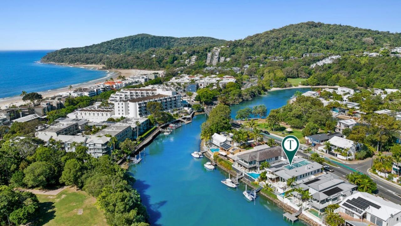 The Noosa home sits in a prestigious location flanked by richlist neighbours. Picture: Tom Offermann Real Estate