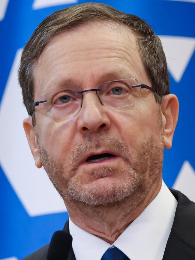 Israeli President Isaac Herzog. Picture: Reuters