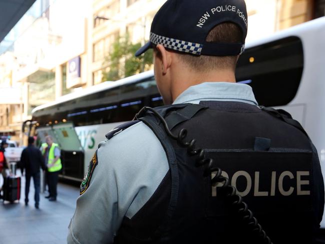 Joint-agency operation commences for repatriation of quarantined travellers from Sydney hotels. Source: Supplied by NSW Police