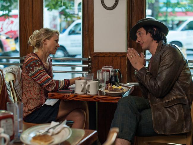 Gathering darkness ... Naomi Watts as Cornelia and Adam Driver as Jamie.