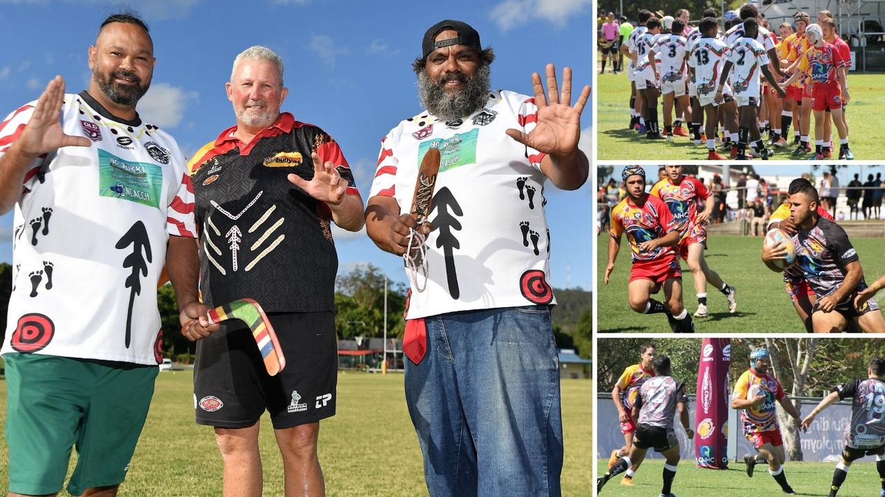 Gavin Hazel, Brad Beetson and Robert Peters are excited for the inaugural southeast Queensland rugby league tournament hosted by the Sunshine Coast Bunyas at Nambour.