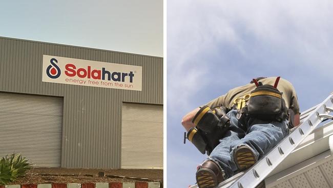 Court documents said Solahart had only considered the use of ladders for access and did not account for working from ladders or how ladders were to be tied off.