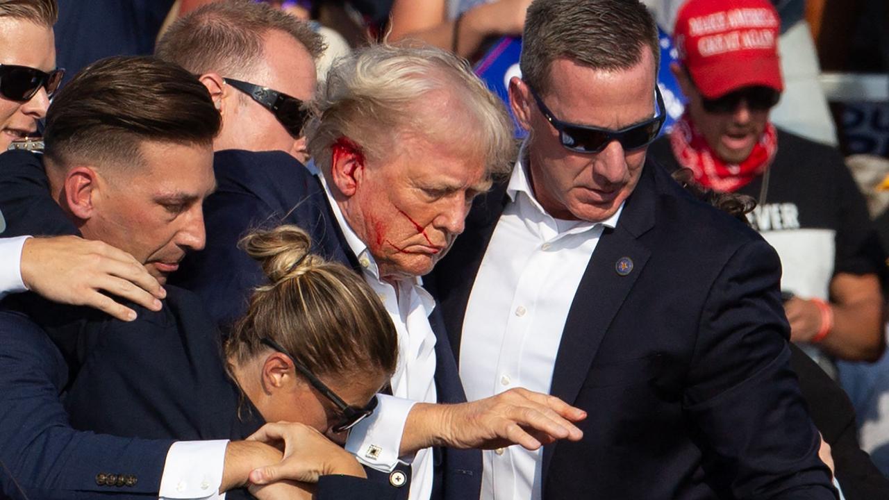 Trump survived an assassination attempt earlier this year. Picture: Rebecca Droke/AFP