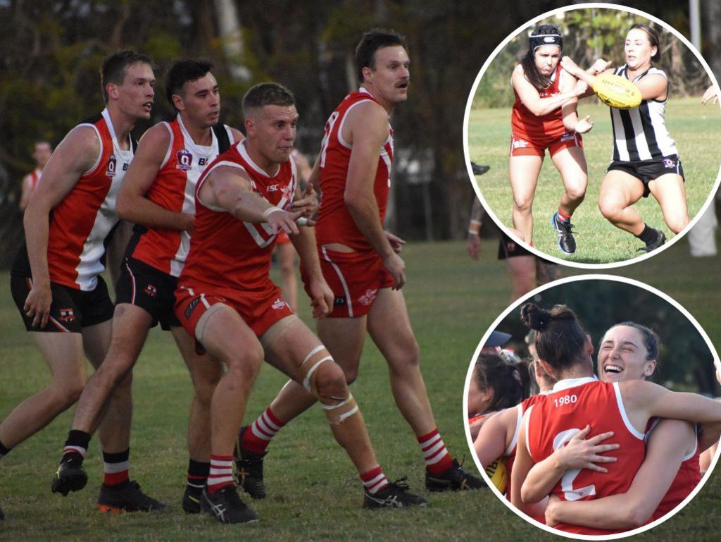 The Yeppoon Swans claimed the senior men's and women's double in the 2022 AFL Capricornia grand finals.