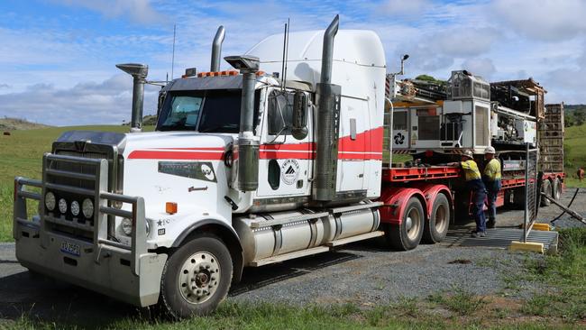 The final drill rig related to the former Pioneer-Burdekin Pumped Hydro Project has been removed from the Pioneer Valley. Picture: supplied by Queensland Hydro